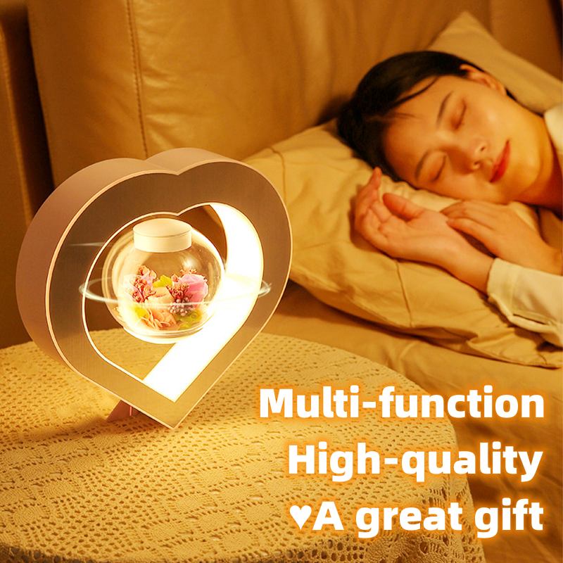 Luminous Love: Mesmerizing Floating Heart Shape Led Table Lamp