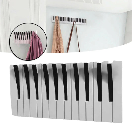 Piano Style Wall Hook Rack