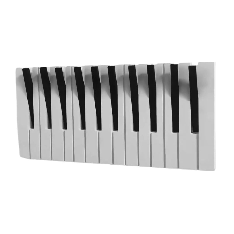 Piano Style Wall Hook Rack